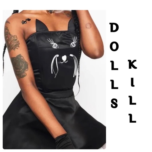 Dolls Kill “Scratch Ur Back” Kitty Costume - Picture 2 of 9